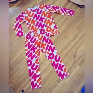 Dunkin Donuts sweatsuit, official merch - TOP & BOTTOM